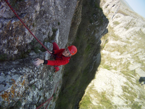 alpinism în Cheile Turzii
